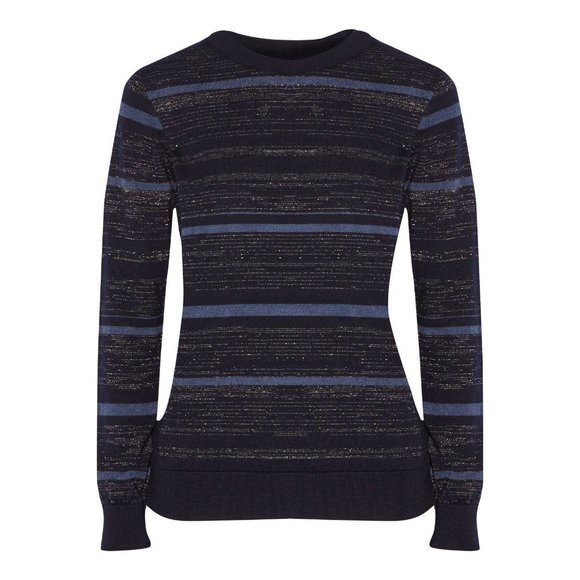 Anthropologie Sweaters - M.i.h Jeans Women's Blue Falls Metallic Striped Me